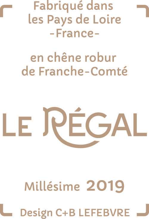 Label Le Régal estampillé sur chaque ustensile design Le Régal