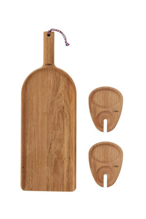 Ensemble de 3 planches en bois de présentation pour vos apéritifs, dîners