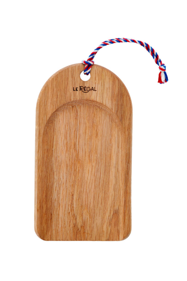 Micro Pelle presentation board, a small wooden serving platter made in France