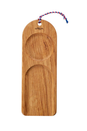 Assiette de service en bois, made in France en chêne français pour l'apéritif