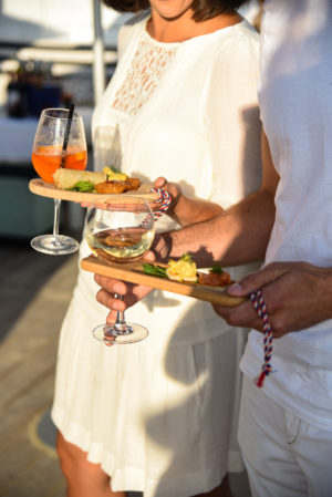 apero festif planche bois